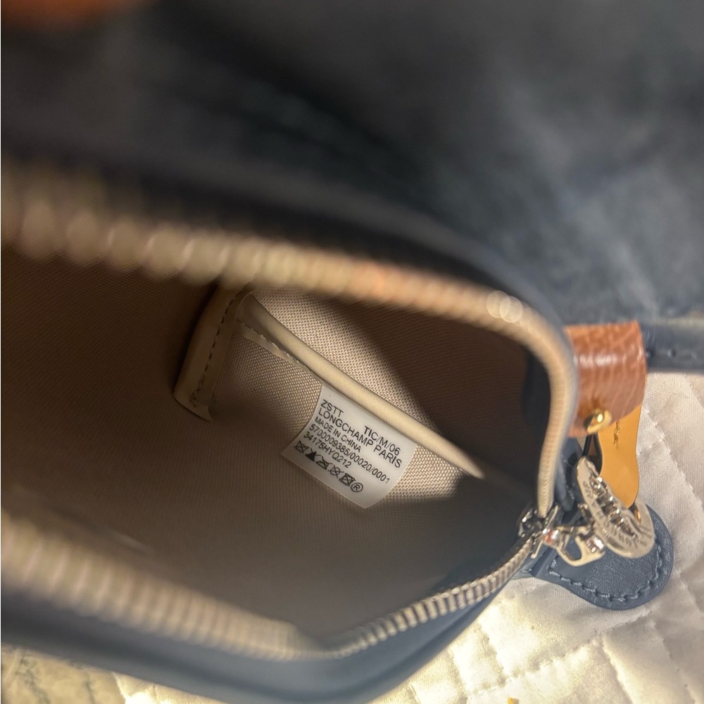 Longchamp Le Pilage cosmetics case blue - Picture 6 of 8